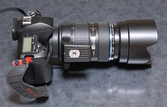 ZD 50-200mm SWD + 花形フード