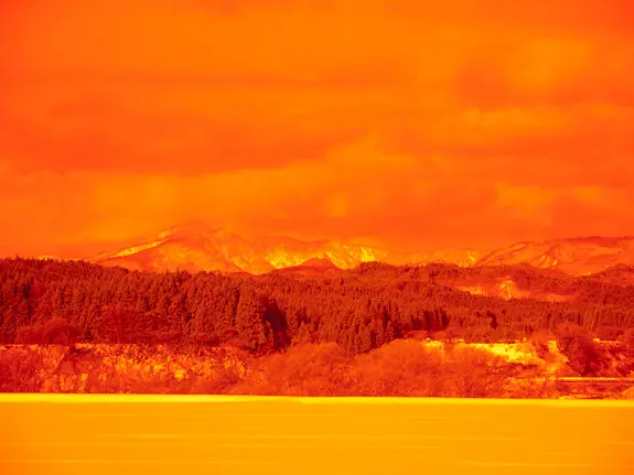 赤外線フィルター false color
